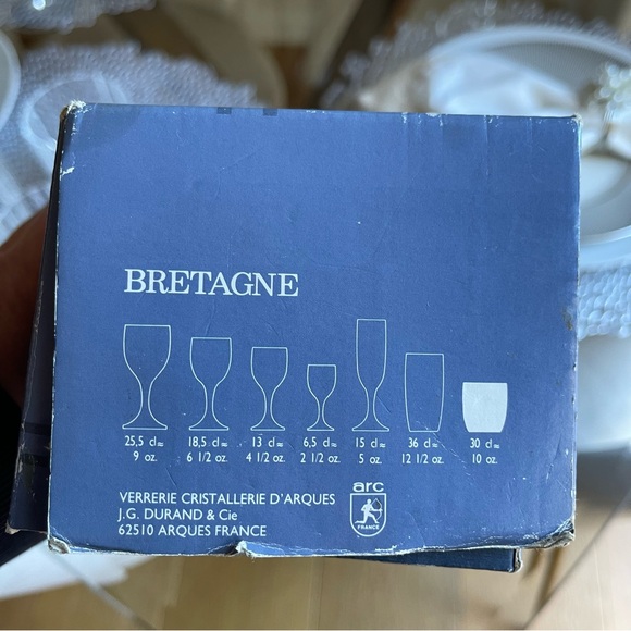 Vintage Set of 4 Crystal D'Arques Old Fashioned On the Rock Glasses - Picture 5 of 10